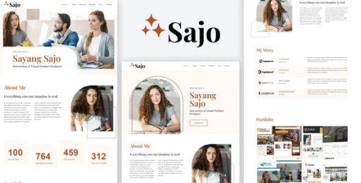 Sajo – Personal Portfolio Elementor Template Kit