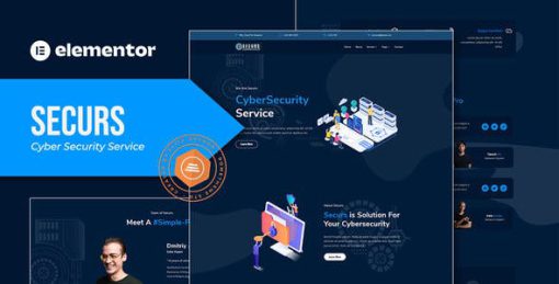 Securs – Cyber Security Service Elementor Template Kit