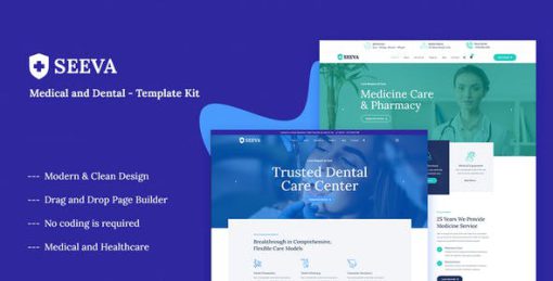 Seeva – Medical & Dental Elementor Template Kit