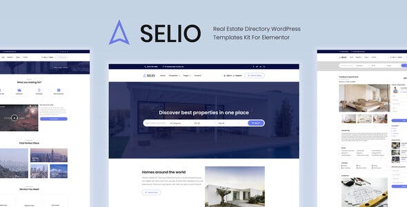 Selio – Real Estate Directory Template Kit Selio – Real Estate Directory Template Kit