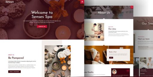 Senses – Beauty Spa Salon Elementor Template Kit