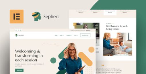 Sepheri – Psychologist Elementor Pro Template Kit