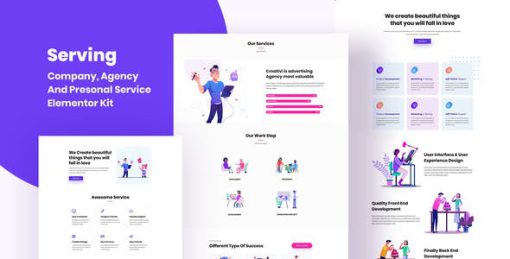 Serving – Service & Business Template Kit