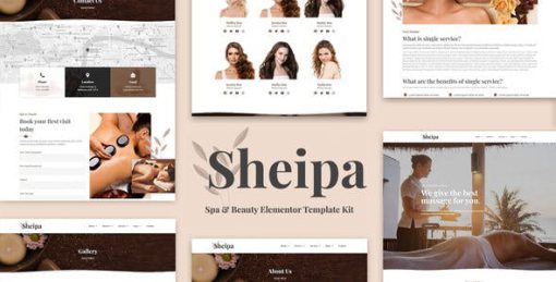 Sheipa – Spa & Beauty Elementor Template Kit