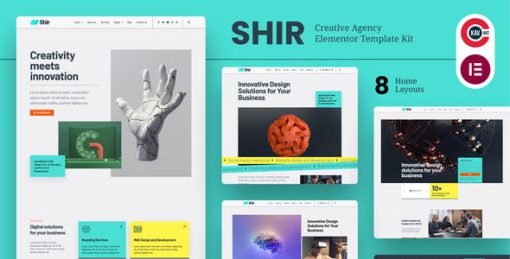 Shir – Creative Agency & Portfolio Elementor Template Kit