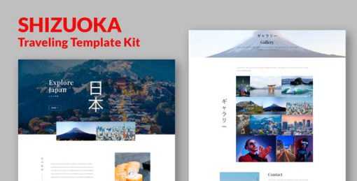 Shizuoka – Travel Elementor Template Kit