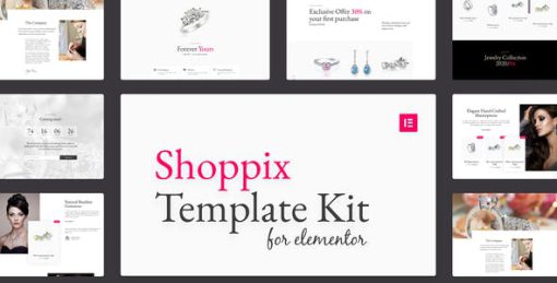 Shoppix – Jewellery Shop Elementor Template Kit