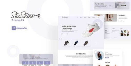 Shoshine – Cleaning Service Elementor Template Kit