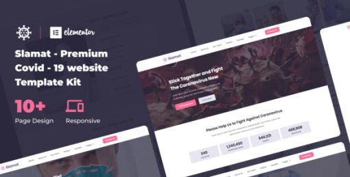 Slamat – Pandemic Awareness Elementor Template Kit
