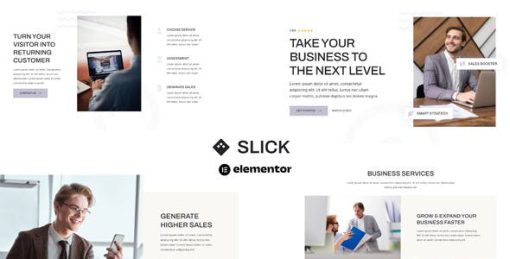 Slick – Multipurpose Business & Marketing Agency Elementor Template Kit
