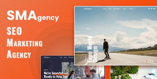 SMAgency – SEO Marketing Agency Elementor Template Kit