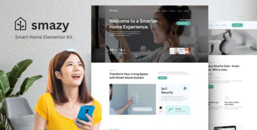 Smazy – Smart Home System Elementor Template Kits