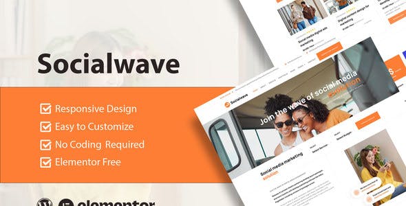 SocialWave – Social Media & Digital Marketing Service Elementor Template Kit SocialWave – Social Media & Digital Marketing Service Elementor Template Kit