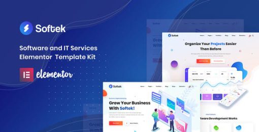 Softek – Software IT Solutions Elementor Template Kit