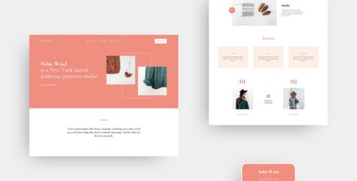 SohoWool – Handmade Craft Patterns Elementor Template Kit