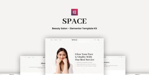 Space – Beauty Salon Elementor Pro Template Kit