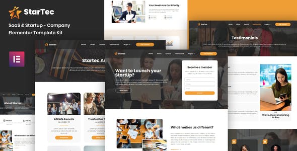 StarTec – Saas Elementor Template Kit StarTec – Saas Elementor Template Kit