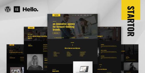 STARTOR – Agency & Company Elementor Template Kit