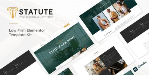 Statute – Law Firm & Attorney Elementor Template Kit