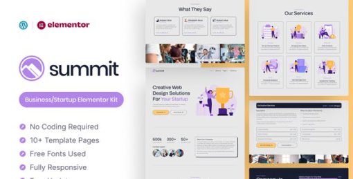 Summit – Business and Startup Template Kit
