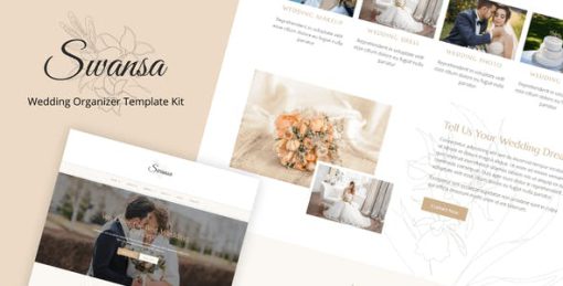 Swansa – Wedding Elementor Template Kit