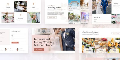 Sweeding | Wedding Event Invitation Elementor Template Kit
