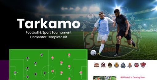 Tarkamo – Football & Sport Tournament Elementor Template Kit