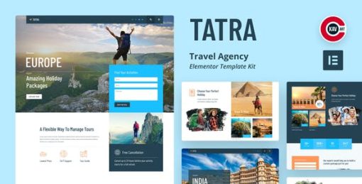 Tatra – Travel Agency Elementor Template Kit