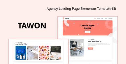 Tawon – Agency Landing Page Elementor Template Kit