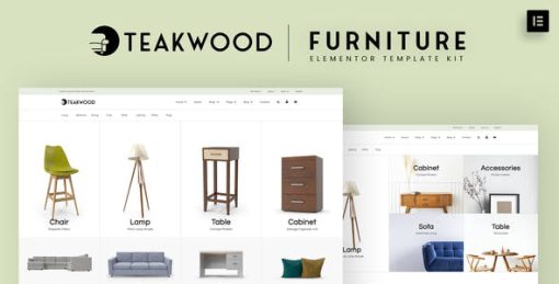 Teakwood – Furniture Shop Elementor Template Kit