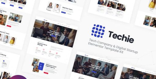 Techie | Tech Company & Digital Startup Elementor Template Kit