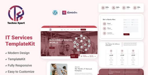 Techno Xpert – Software Agency & IT Solutions Service Template Kit