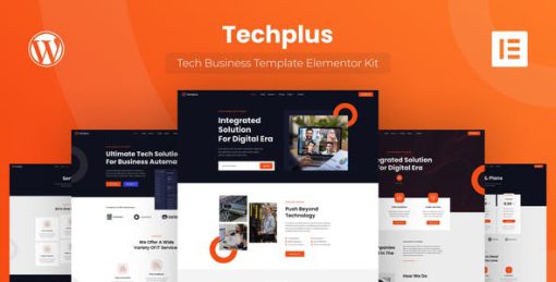 Techplus – Tech Business Elementor Template Kit