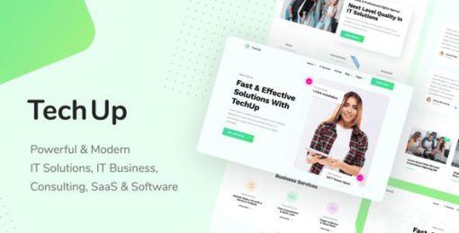 TechUp – Technology IT Solutions & Services Elementor Template Kit