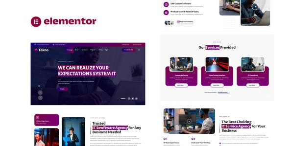 Tekno – IT Service & Software Developer Elementor Template Kit Tekno – IT Service & Software Developer Elementor Template Kit