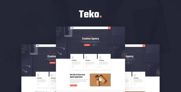 Teko – Creative Agency Template Kit Teko – Creative Agency Template Kit