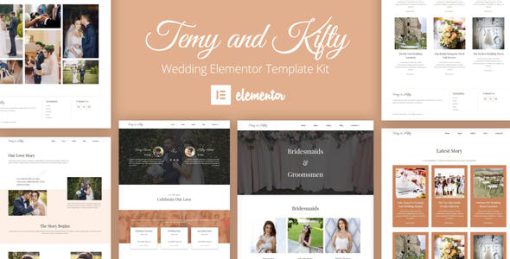 Temy and Kifty Wedding Template Kit