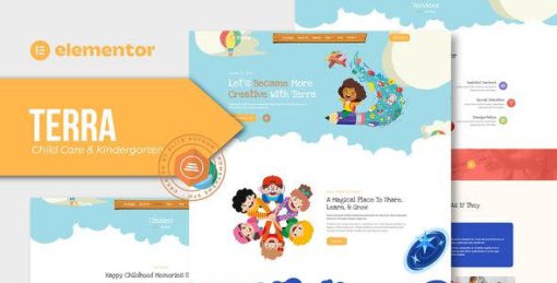 Terra – Child Care & Kindergarten Elementor Template Kit