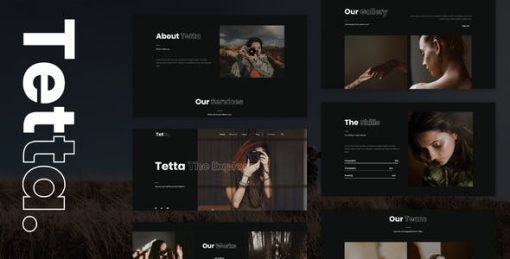 Tetta – Photography & Portfolio Elementor Template Kit