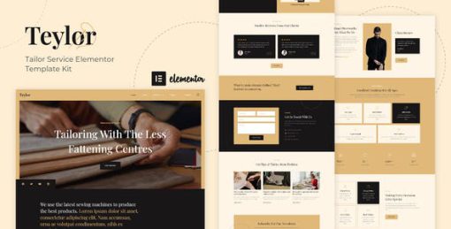 Teylor – Tailor Service Elementor Template Kit