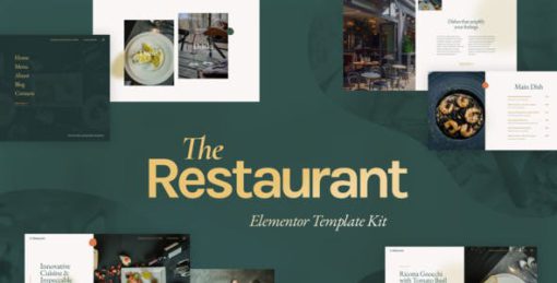 The Restaurant – Elementor Template Kit