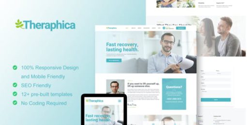 Therapica – Mental Health & Psychologist Elementor Template Kit