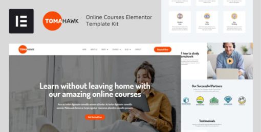 Tomahawk – Online Courses Elementor Template Kit