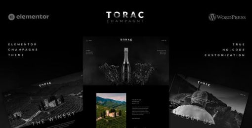 Torac – Champagne Elementor Template Kit