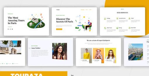 Touraza | Travel & Tour Agency Elementor Template Kit
