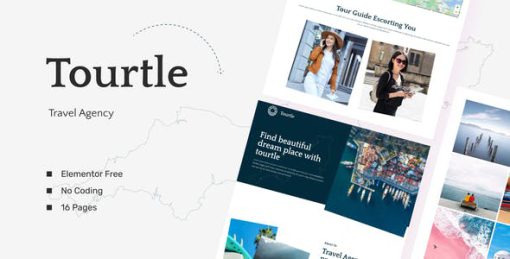Tourtle – Travel Agency Template Kits