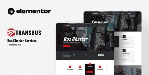 Transbus – Bus Charter Service Elementor Template Kit