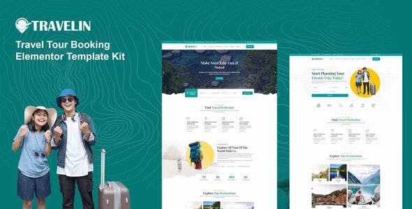 Travelin – Travel Tour Booking Elementor Template Kit Travelin – Travel Tour Booking Elementor Template Kit