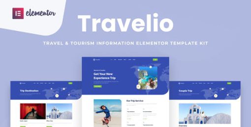 Travelio – Travel & Tourism Elementor Template Kit