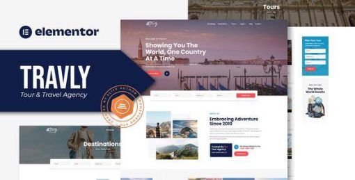 Travly – Tour & Travel Agency Elementor Template Kit